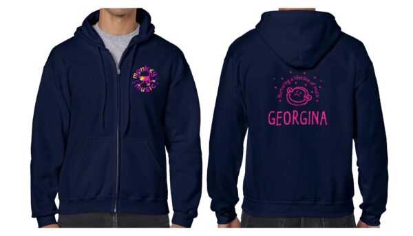 Monkey Music Zoodie Navy