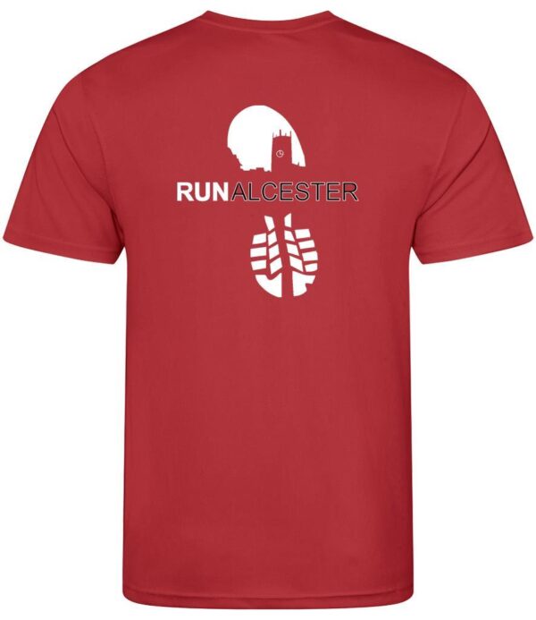 Run Alcester Mens T-Shirt Red - Image 2