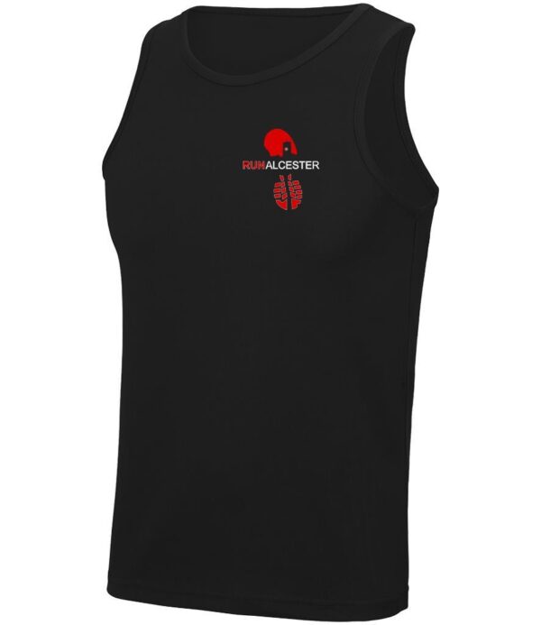 Run Alcester Mens Vest Black