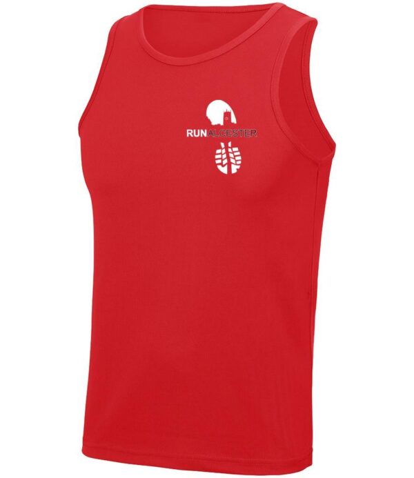 Run Alcester Mens Vest Red