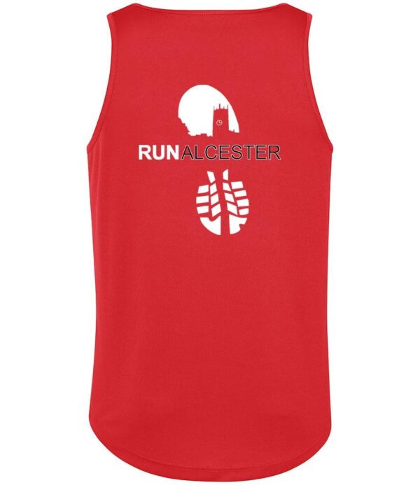 Run Alcester Mens Vest Red - Image 2