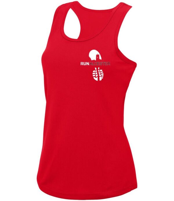 Run Alcester Ladies Vest Red