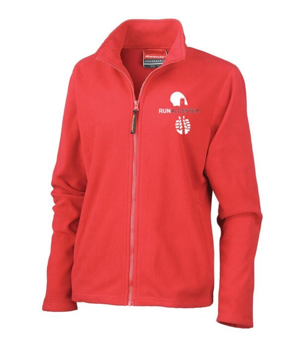 Run Alcester Ladies Fleece Red
