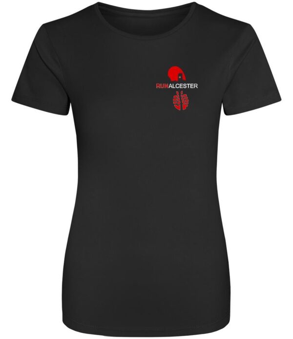 Run Alcester Ladies T-Shirt Black