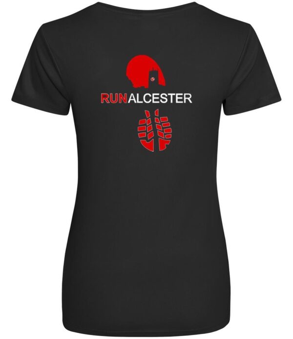 Run Alcester Ladies T-Shirt Black - Image 2