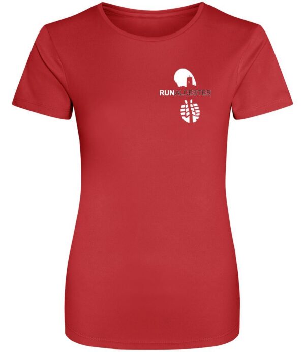 Run Alcester Ladies T-Shirt Red