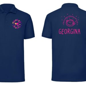 Monkey Music Unisex Polo Navy